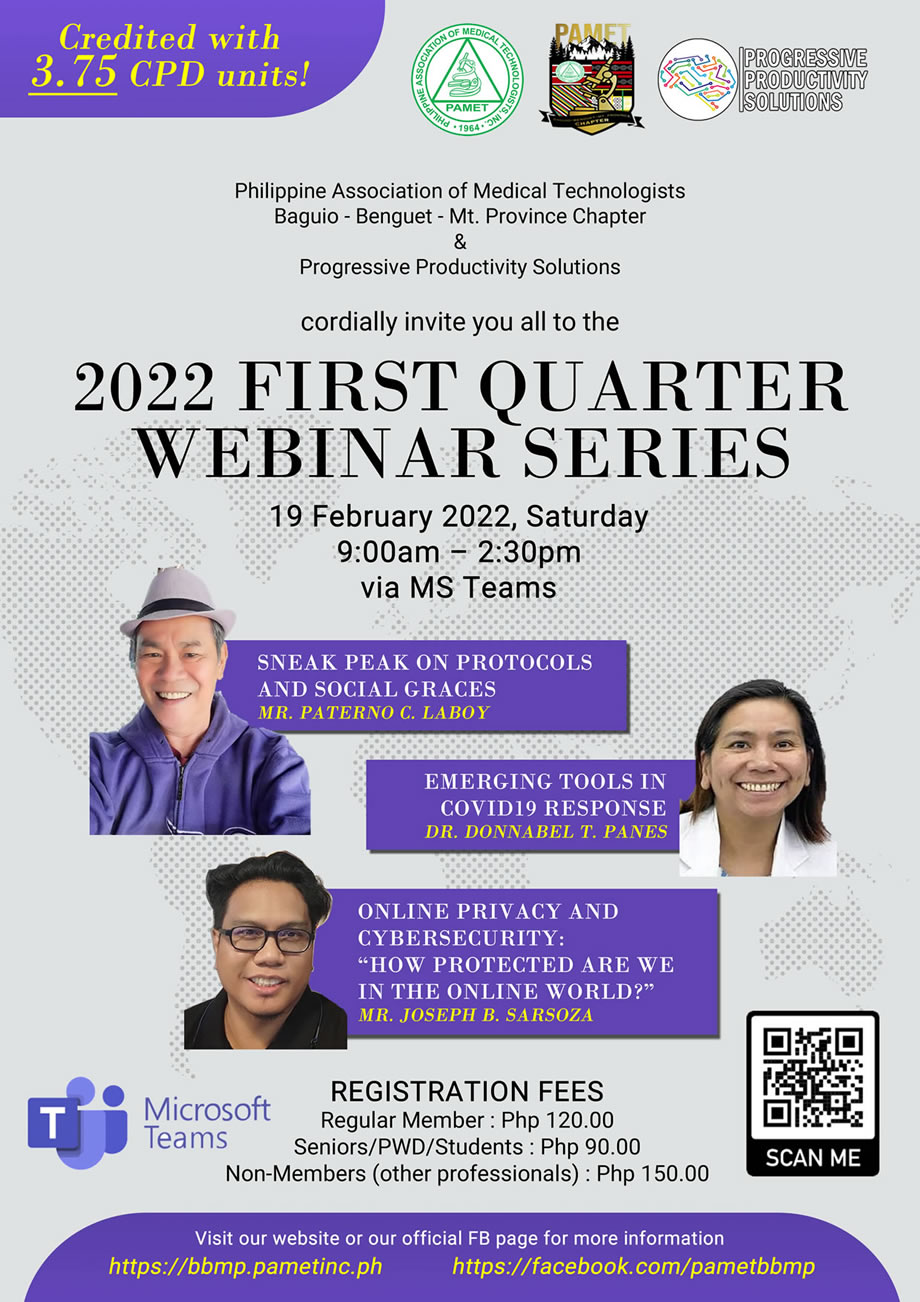 2022 First Quarter Webinar Series